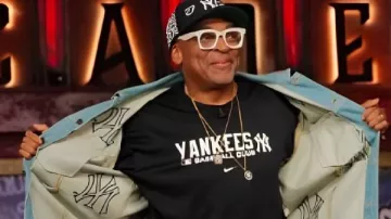 Spike Lee Jimmy Kimmel Live! Black Shirt as seen in Jimmy Kimmel Live!