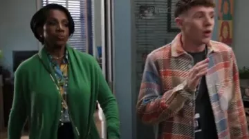 L'Agence Tyler Lemon Shirt worn by Barbara Howard (Sheryl Lee Ralph) as seen in Abbott Elementary (S05E02)