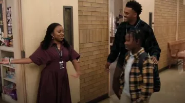 Exquise The Tobie Shirt Dress worn by Janine Teagues (Quinta Brunson) as seen in Abbott Elementary (S05E02)
