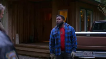 L.L. Bean Men's Maine Guide Shirt worn by Ivan Sabiston (Nathan Witte) as seen in Murder in a Small Town (S02E03)