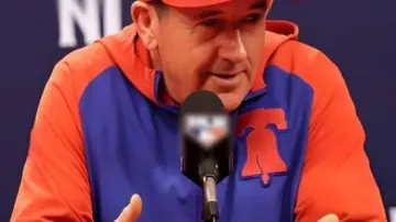 Philadelphia Phillies 2025 Hoodie worn by (Rob Thomson) as seen in Philadelphia Phillies 2008 World Series Collector's Edition