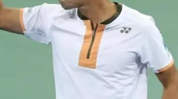 Zipper T-Shirt worn by Daniel Altmaier in US Open Tennis Tournament 2025