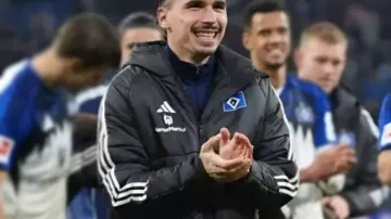 Bundesliga 2025 Black Long Puffer Jacket worn by Rayan Philippe in Rayan Philippe Best of 2024/25