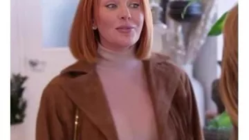 Real Housewives of SLC Whitney Rose Suede Jacket of Whitney Rose in The Real Housewives of Salt Lake City After Show