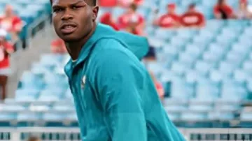 Jaguars Sideline Anorak Jacket worn by Travis Hunter in Travis Hunter Played BOTH SIDES???? FULL Jaguars DEBUT HIGHLIGHTS vs Steelers FIRST LOOK vs NFL PLAYERS