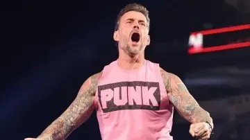 CM Punk WWE Raw Pink Tank Top of CM Punk in WWE Raw