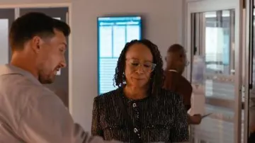 Ralph Lauren Style RA7141 worn by Sharon Goodwin (S. Epatha Merkerson) as seen in Chicago Med (S11E01)