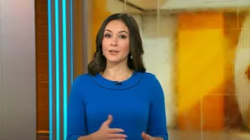 Robe Boden Mia portée par Ali Bauman telle qu’elle est vue dans CBS Mornings le 5 octobre 2025