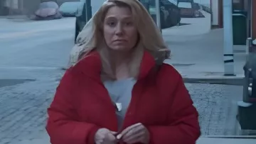 The Baltimorons 2025 Liz Larsen Puffer Coat worn by Didi (Liz Larsen) as seen in The Baltimorons