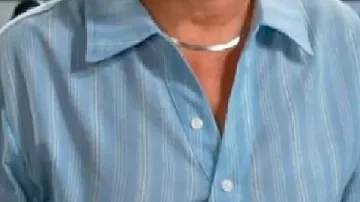 Blue Striped Shirt worn by Sharon Case in The Young and the Restless 6/21/2025 FULL EPISODE 720HD | GLOBAL Y&R June 21, 2025