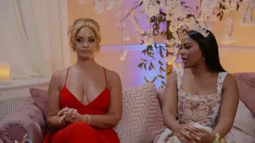 Reformation Seychelles Dress worn by Gizelle Bryant as seen in The Real Housewives of Potomac(S10E01)