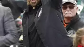 Eagles Black Jacket worn by Bradley Cooper in NFC Championship Game