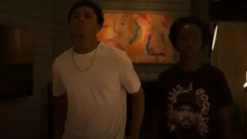 Gildan Ice Cube Rap Logo Tee worn by Naima Stewart (Aderinsola Olabode) as seen in Reasonable Doubt(S03E04)