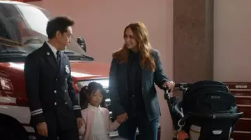 Veronica Beard Obie Blazer worn by Maddie Buckley (Jennifer Love Hewitt) as seen in 9-1-1 (S09E01)