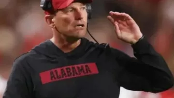 Alabama Kalen Deboer Sudadera con capucha negra de Kalen DeBoer en los Super Bowls de la NFL
