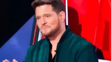 The Voice S28 Michael Buble Green Bomber Jacket