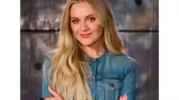 The Voice S28 Kelsea Ballerini Chaqueta vaquera usada por (Kelsea Ballerini) en The Voice