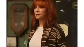 The Voice Saison 28 Cardigan imprimé Reba McEntire