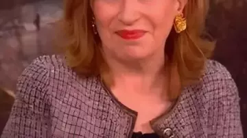 The View 2025 Joy Behar Brown Tweed Jacket