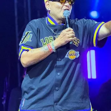 Rafa Balderrama Los Angeles Lakers Warm Up Jacket worn by (Rafa Balderrama) in rafitabalderrama