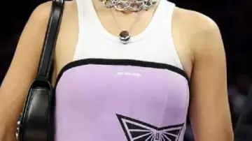 Camiseta sin mangas usada por Kristin Juszczyk en Indiana Fever v Golden State Valkyries