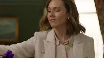 Home Turf 2025 Nikki Deloach Blazer worn by Cassidy (Nikki DeLoach) in Home Turf