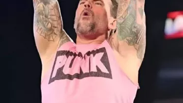 CM Punk WWE Raw Pink Tank Top
