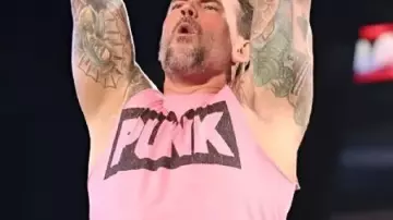 CM Punk WWE Raw Pink Tank Top