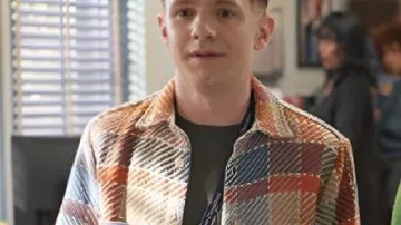 Abbott Elementary Plaid Jacket worn by (Chris Perfetti) as seen in Abbott Elementary (S05E02)