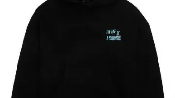 La vida de una corista sudadera con capucha negra