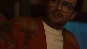 Cárdigan naranja Joe Gilgun Brassic S7