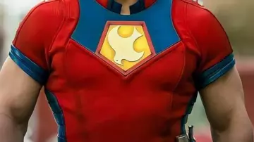 John Cena Peacemaker The Suicide Squad Veste en cuir de Christopher Smith / Peacemaker (John Cena) dans Peacemaker (S02E03)