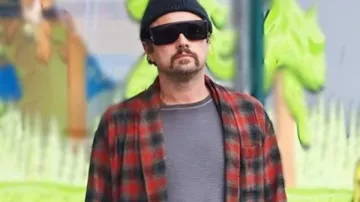 One Battle After Another 2025 Leonardo DiCaprio Coat worn by (Leonardo DiCaprio) in The Battle of Baktan Cross