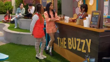 Cinq à Sept Camen Boucle Vest worn by Shelly Sharp (J' Adore Elizabeth) as seen in Electric Bloom (S01E08)