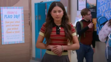 Akira School Girl Vibes Polo worn by Posey (Lumi Pollack) as seen in Electric Bloom (S01E08)