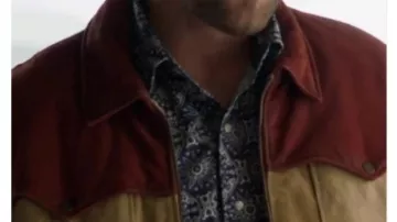 Heartland S19 Spencer Lord Veste en daim (Nathan Pryce) à Heartland (S18E10)