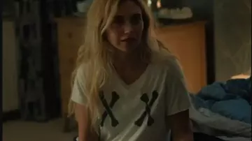 XX Cross Bones T-Shirt of Laura (Imogen Poots) in All of You