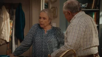 NYDJ Pintuck Blouse worn by Madeline 'Matty' Matlock (Kathy Bates) as seen in Matlock (S02E01)