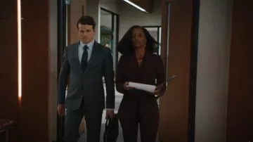 Reiss Gabi Pants worn by Olympia Lawrence (Skye P. Marshall) as seen in Matlock (S02E01)