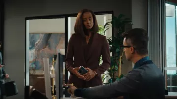 Reiss Gabi Blazer worn by Olympia Lawrence (Skye P. Marshall) as seen in Matlock (S02E01)