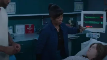 Michael Lauren Vance Henley en negro usado por Simone Griffith (Alexis Floyd) como se ve en Grey's Anatomy (S22E01)