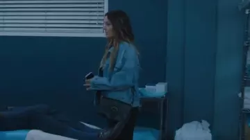 Etienne Aigner Women's Sequoia Leather Black Crossbody Bag worn by Jo Wilson (Camilla Luddington) as seen in Grey's Anatomy (S22E01)