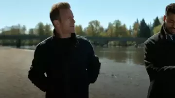 Rrl Jungle Cloth Deck Jacket worn by Det. Jason Grant (Scott Caan) as seen in Alert: Missing Persons Unit (S03E01)