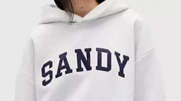 Gap × Sandy Liang Logo Oversized Hoodie worn by Sandy Liang in GAP x SANDY LIANG (Part 2 Updates)!!