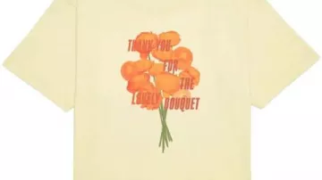 Gracias por el encantador ramo de camiseta corta