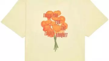 Merci pour le joli bouquet T-shirt court