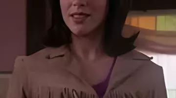 Charmed S04 Alyssa Milano Brown Fringed Suede Jacket worn by Phoebe Halliwell (Alyssa Milano) in Charmed