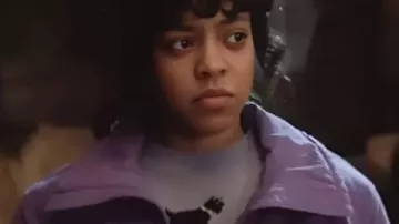 Stranger Things S05 Erica Sinclair Purple Jacket as seen in Stranger Things (S05)