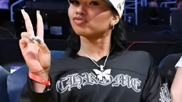 Basketball Game Jordan Chiles Black Jersey