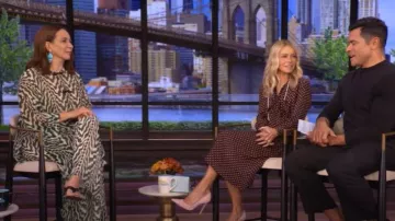 Bode Serpentine Kaftan worn by Maya Rudolph as seen in LIVE with Kelly and Mark on October 10, 2025